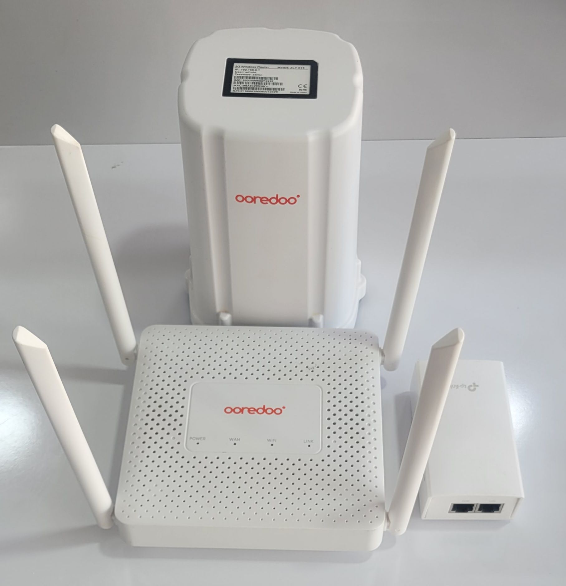 مودم سیم کارتی ۵G/TDLTE فضای باز مدل ZLT X16(به همراه روتر استوک ooredoo)